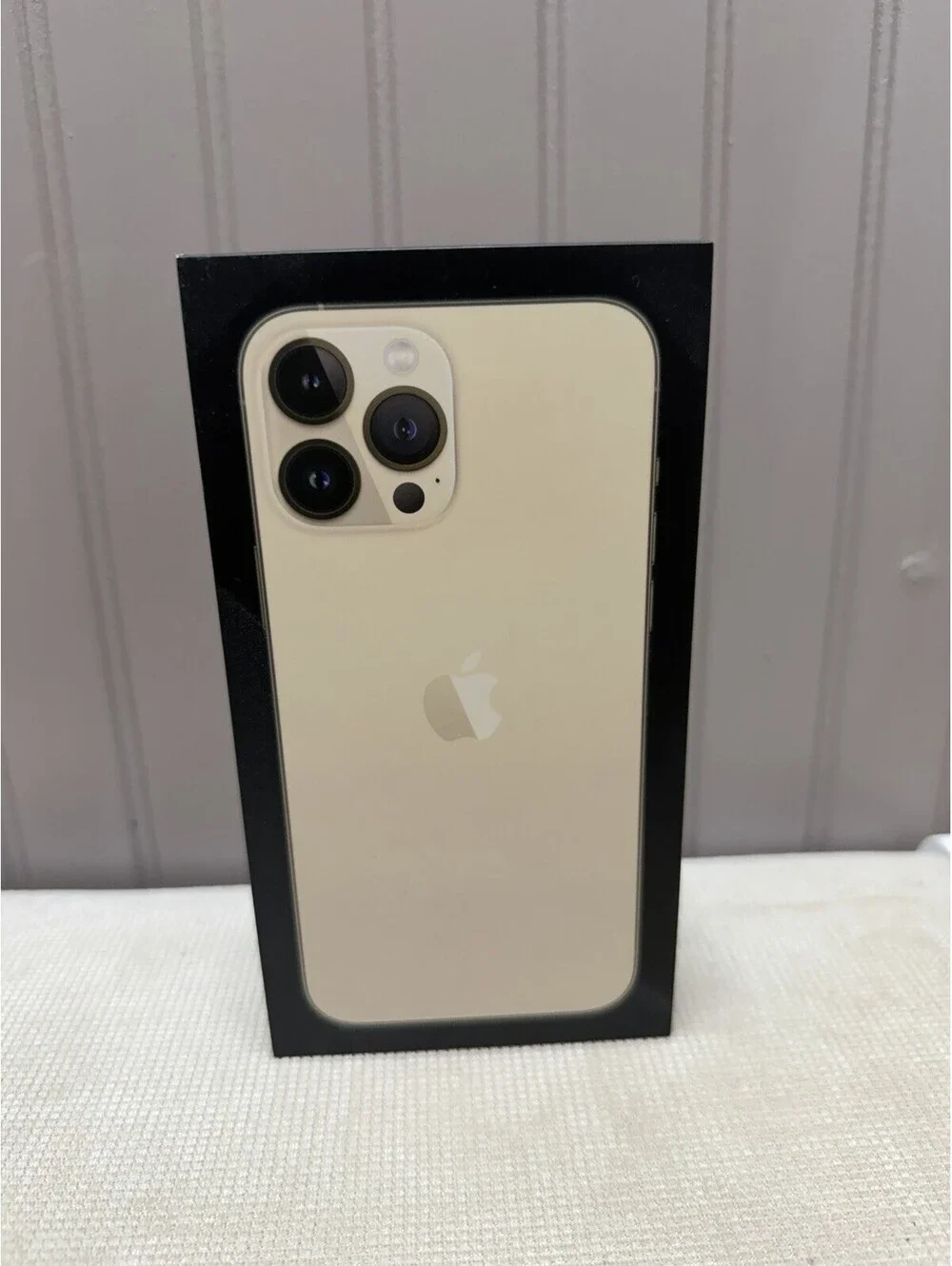 iPhone 13 Pro Max Empty Box Only Original Gold 256GB cellphone Box